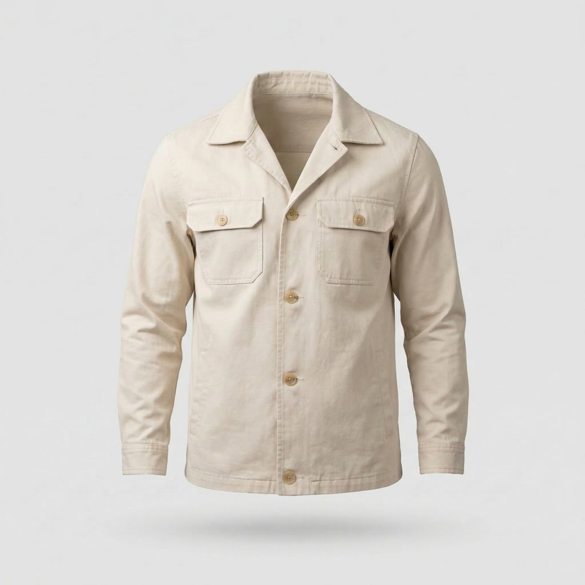 FAUX SUEDE OVERSHIRT