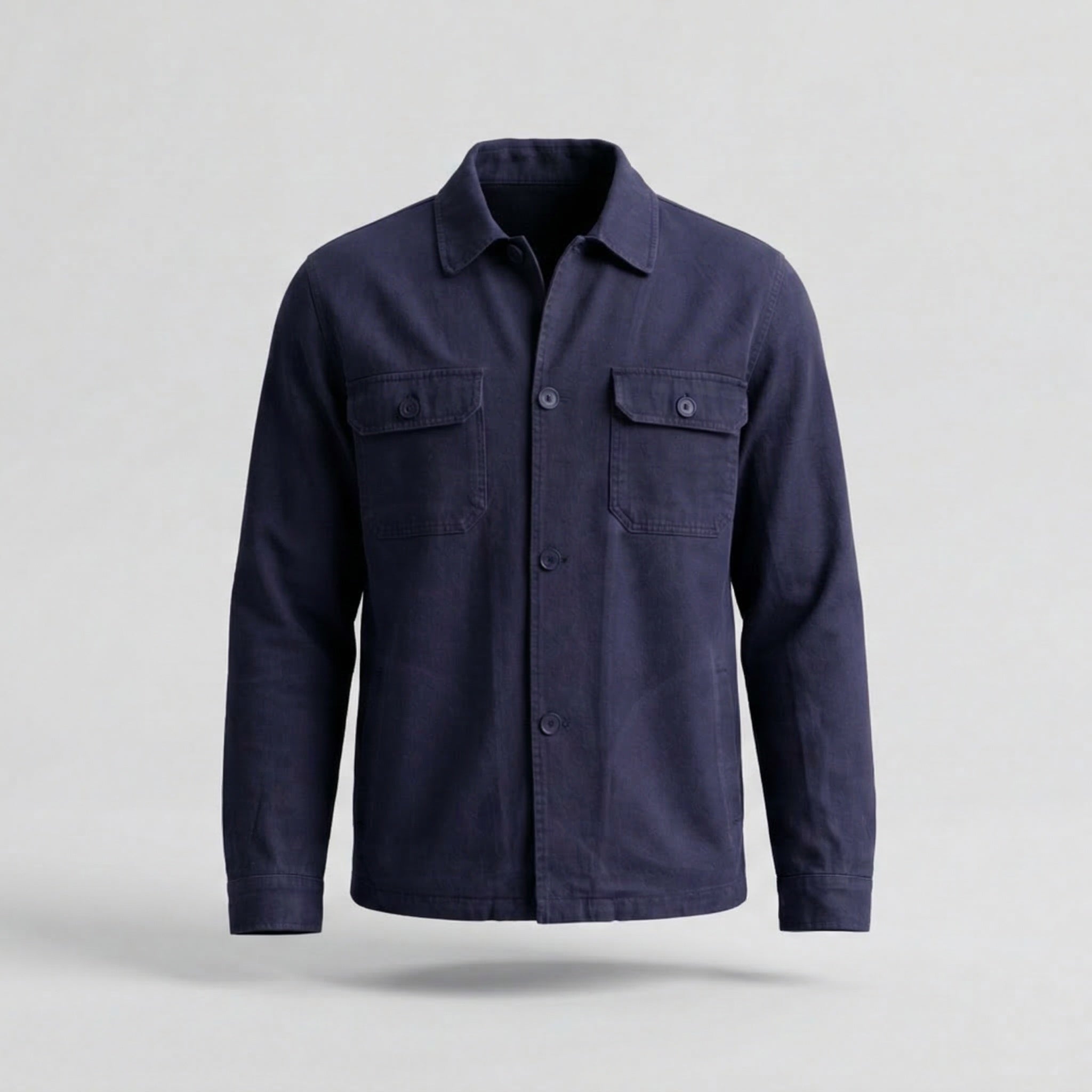 FAUX SUEDE OVERSHIRT